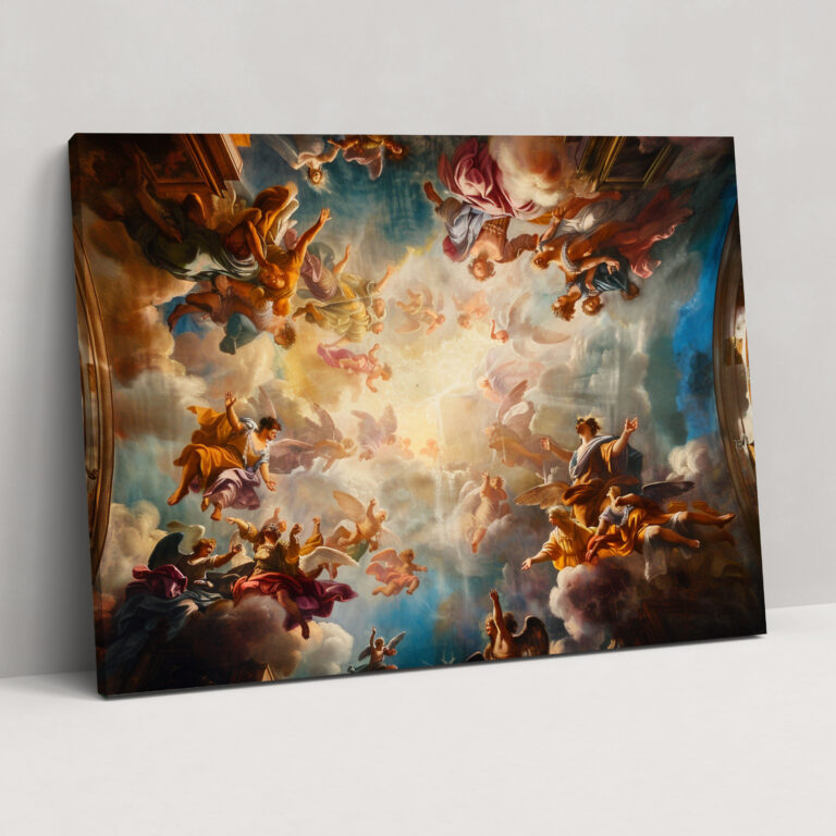 Wandkunst Barocker Klassizismus - Klassizismus Leinwand Wandkunst