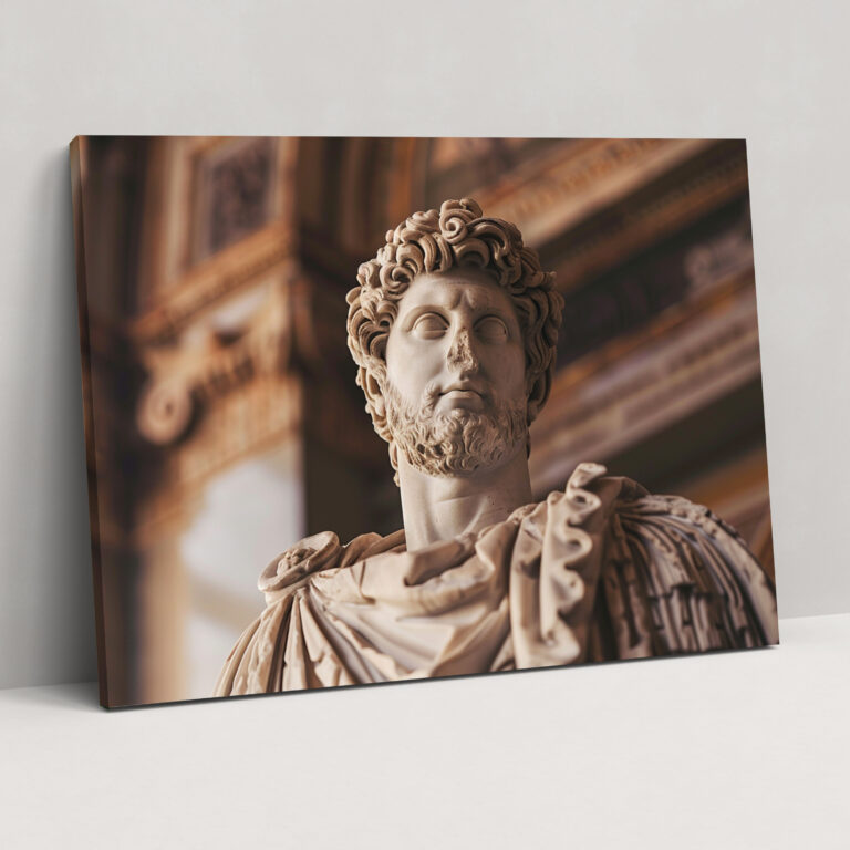 Klassizistisches Leinwandbild römischer Kaiser - Klassizismus Wandkunst Wanddekoration