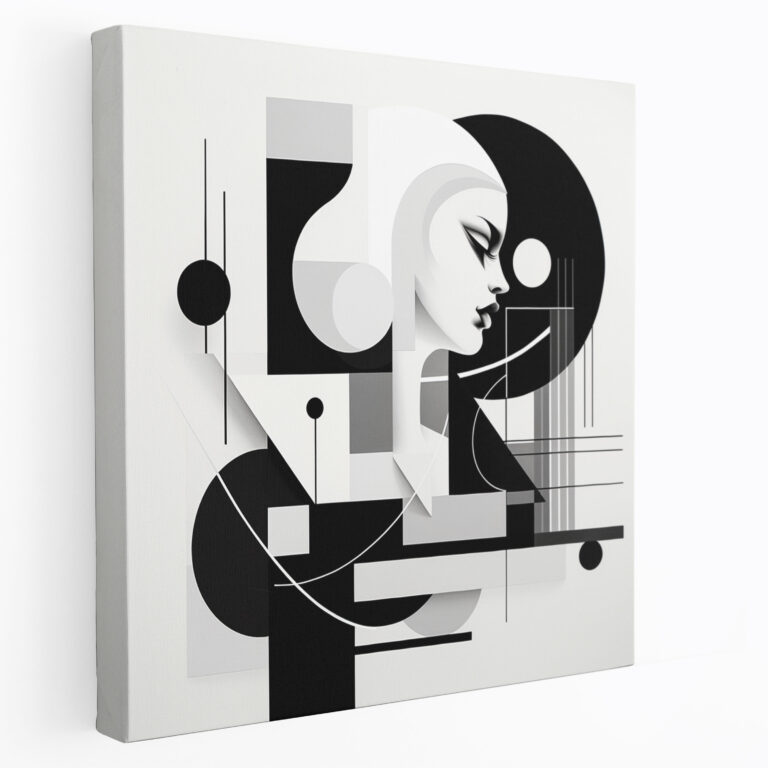 Stylisches minimalistisches Leinwandbild - Modern klares Design