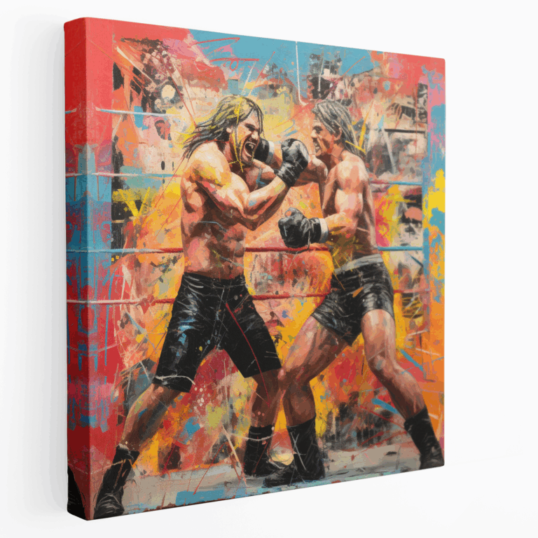 WWE Wrestling Leinwandbild