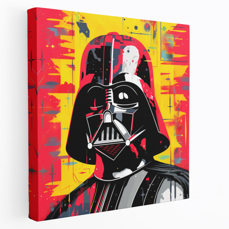 Darth Vader Pop Art Leinwandbild - Darth Vader Leinwandkunst Wohnkultur Wanddekoration
