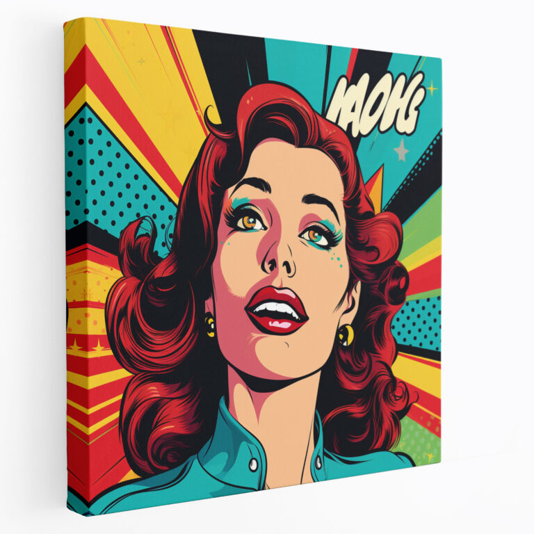 Dope Pop Art Wandkunst - Wanddekoration Leinwandbild