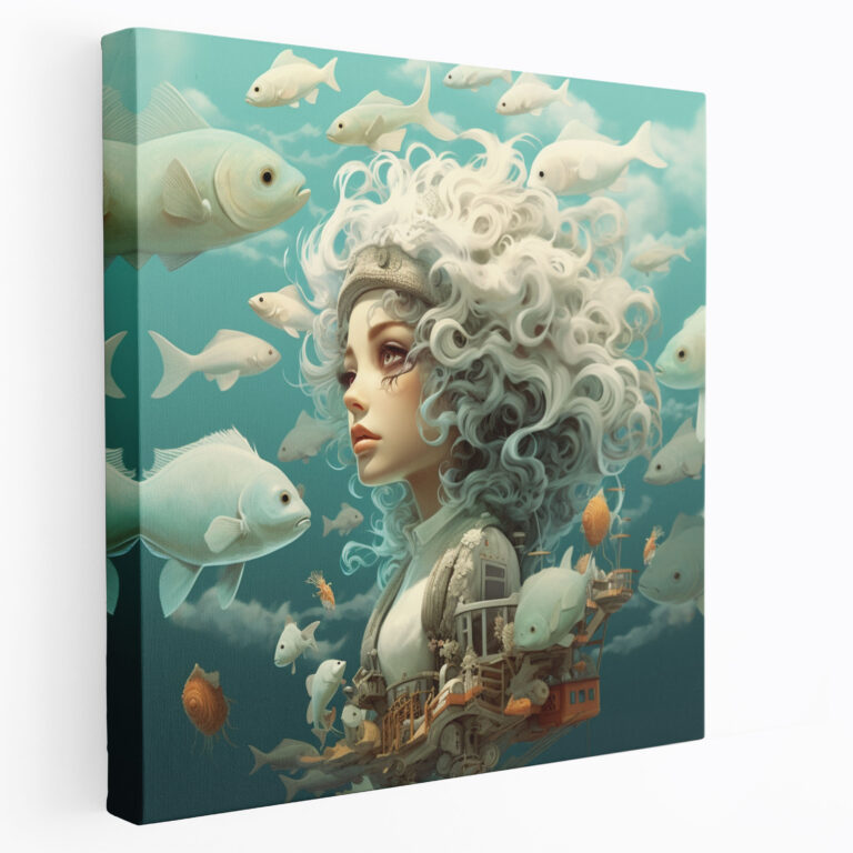 Dope Surreal Leinwandbild - Kreativ verspielt surreal