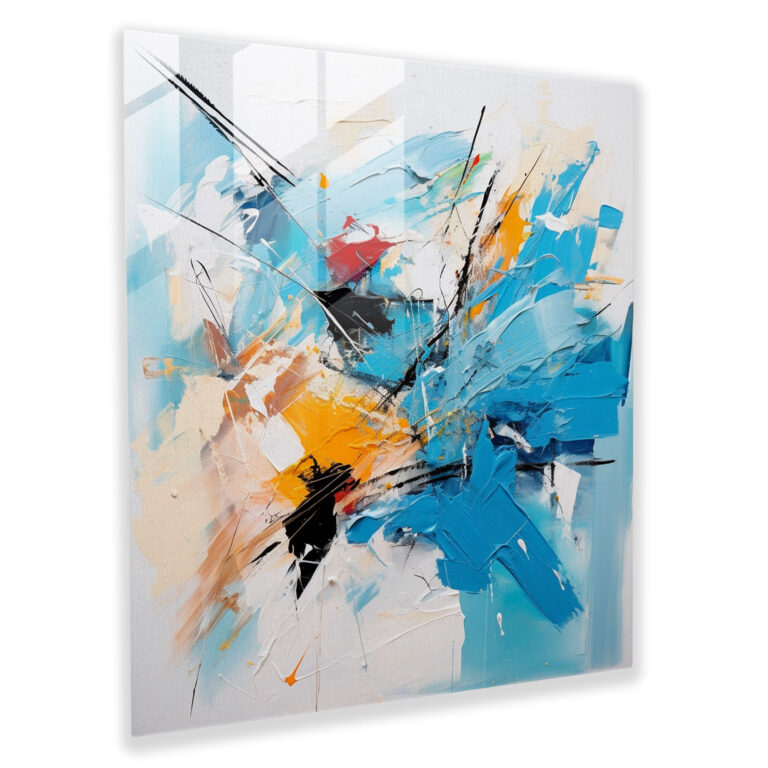 Dope Expression Glasbild - Modernes Kunstwerk für Zuhause