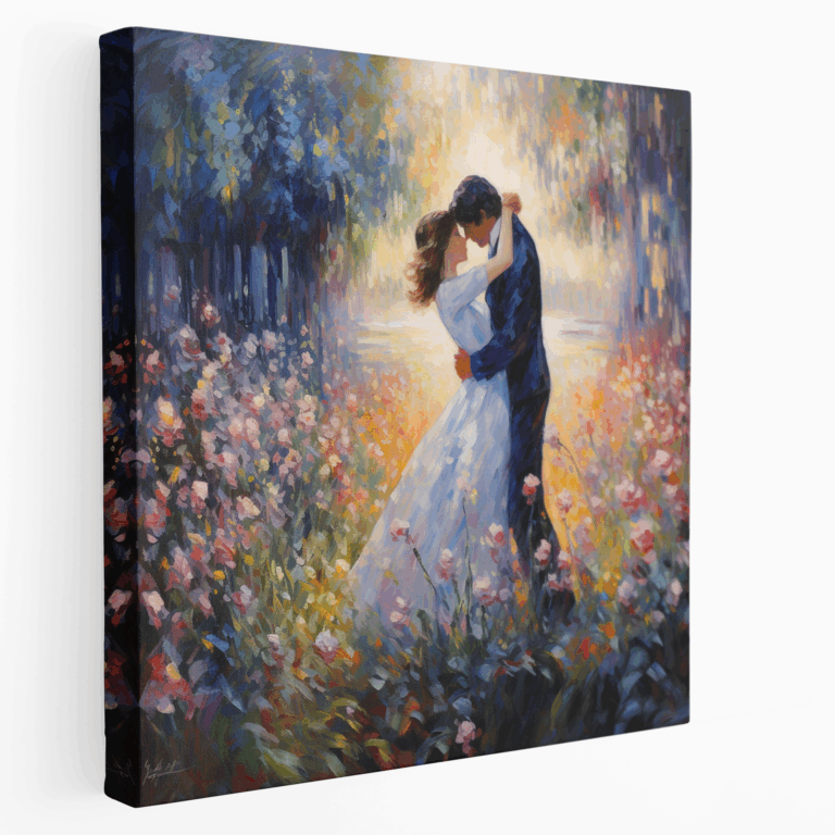 Impressionistisches Romantik Leinwandbild