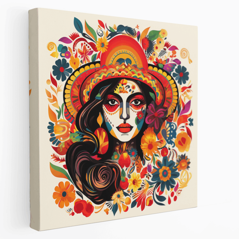 Mexikanisches Fiesta Leinwandbild