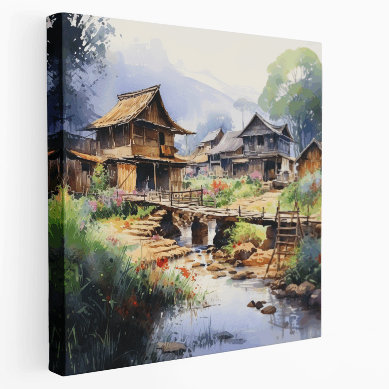 Leinwandbild Rustic Waters