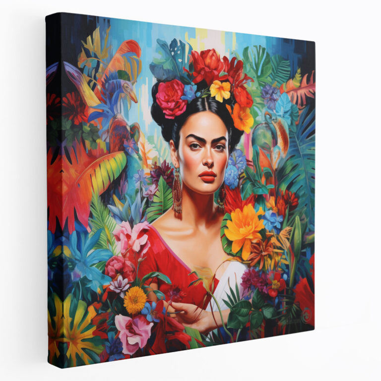 Frida Kahlo Leinwandbild - Leidenschaft Wandkunst Frida Kahlo