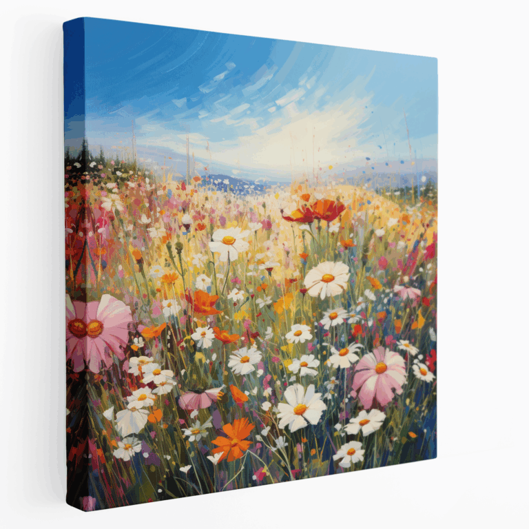 Wiesenfreude Leinwandbild