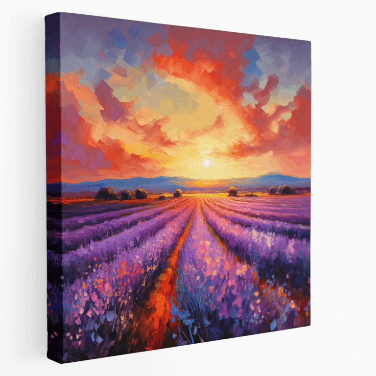 Lavendel Serenity Leinwandbild