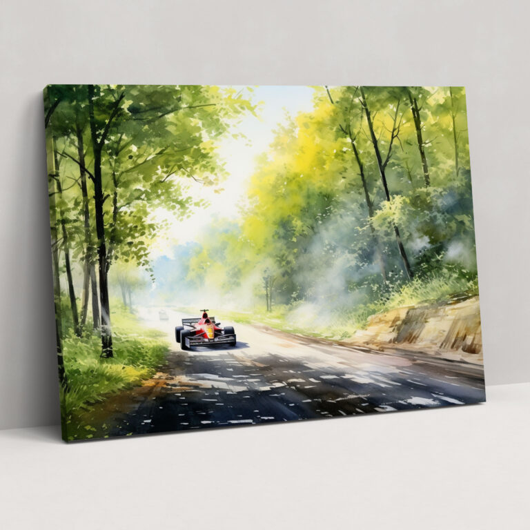 Formel 1 Leinwandbild - Formel 1 Leinwand Wandkunst Wohnkultur