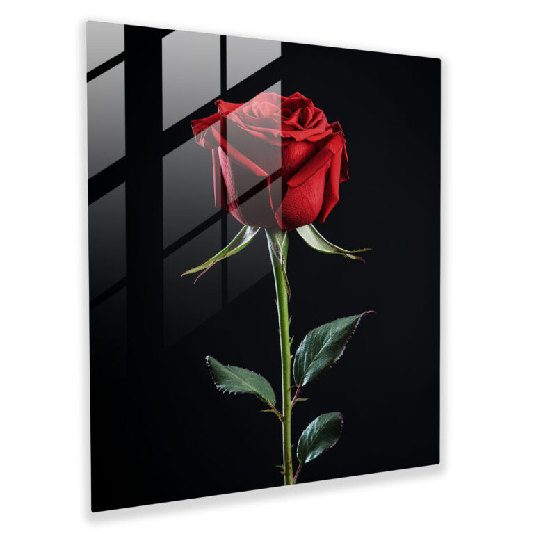 Gottvater Glasbild - Minimalistisches Design Moderne Kunst
