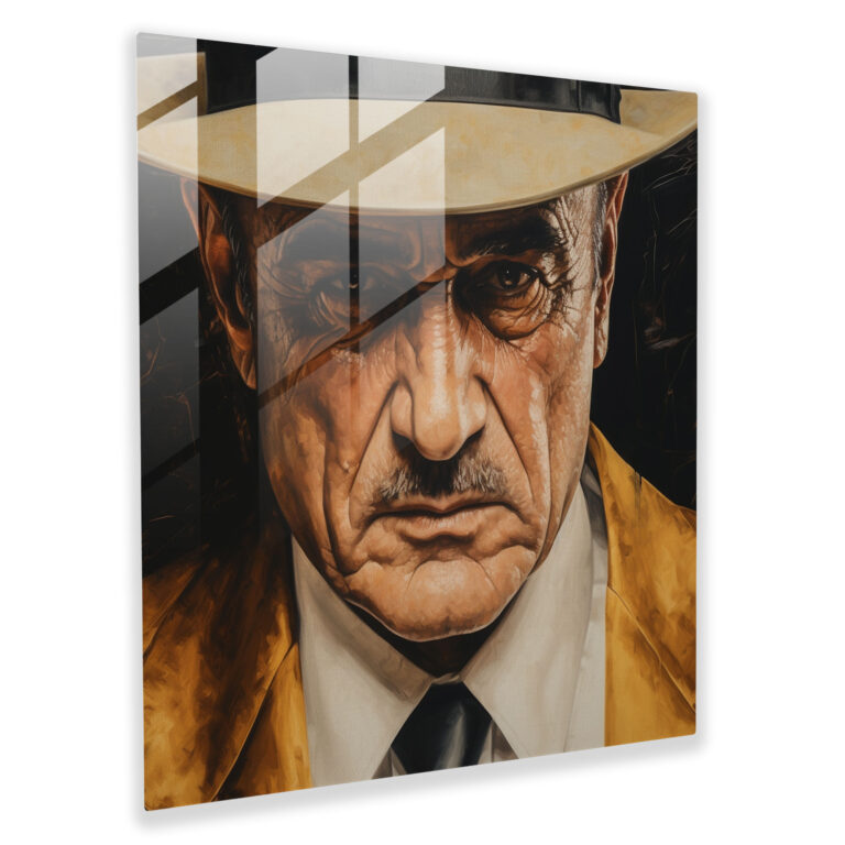 Godfather Glasbild - Godfather Feine Details Realistisch Wohn-Deko