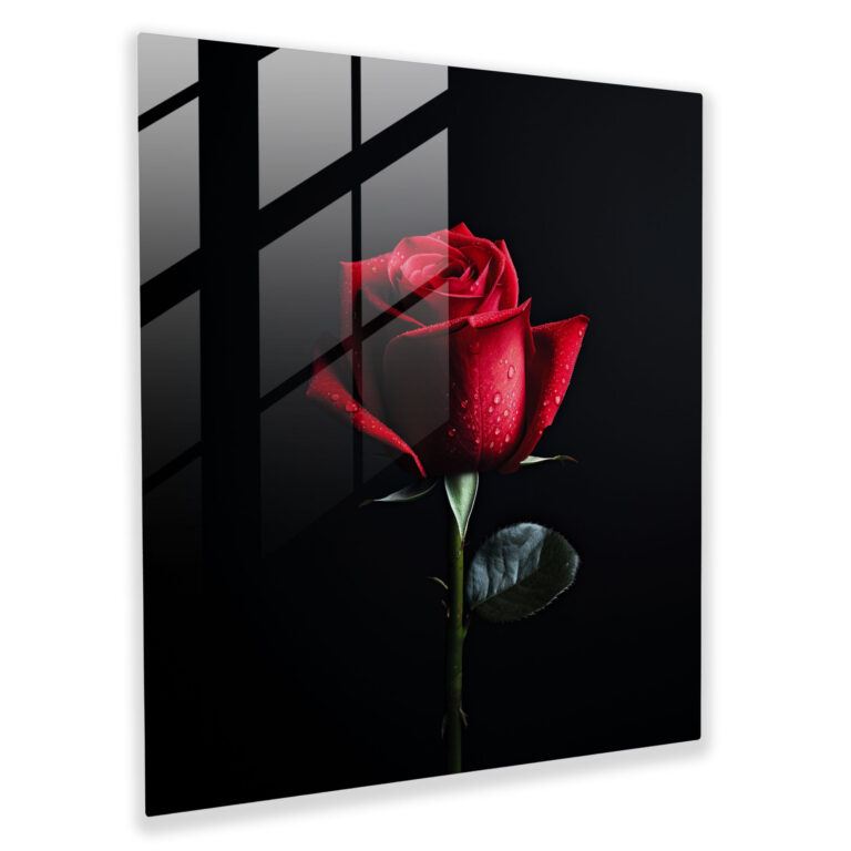 Glasbild Pate - Zuhause Dekoration Moderne Kunst Liebe