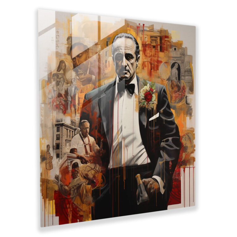 Glasbild Pate - Pate Pferdekopf Glas Kunst
