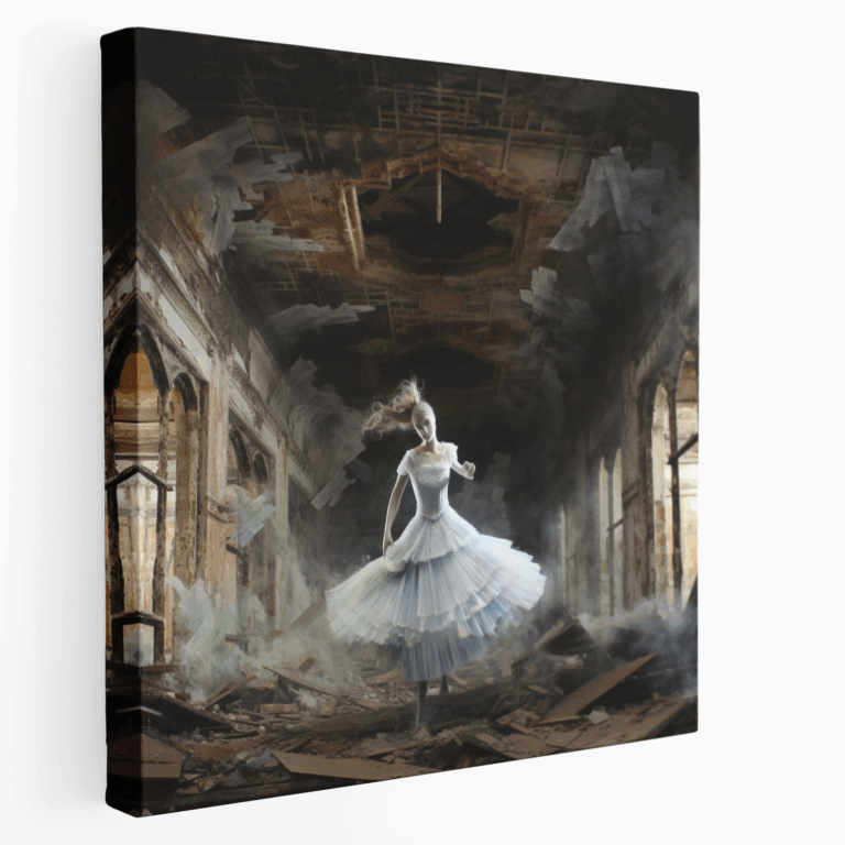 Ballerina Geister Leinwandbild