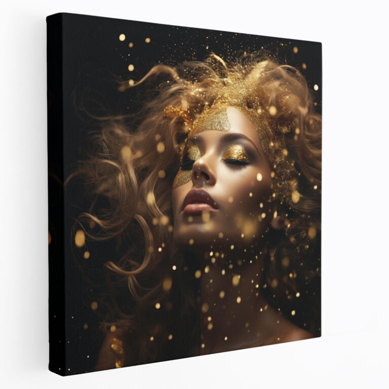 Glitzerndes Sternenhimmel Leinwandbild - Glitzer Leinwandbild Leinwand Wandkunst Wohnkultur