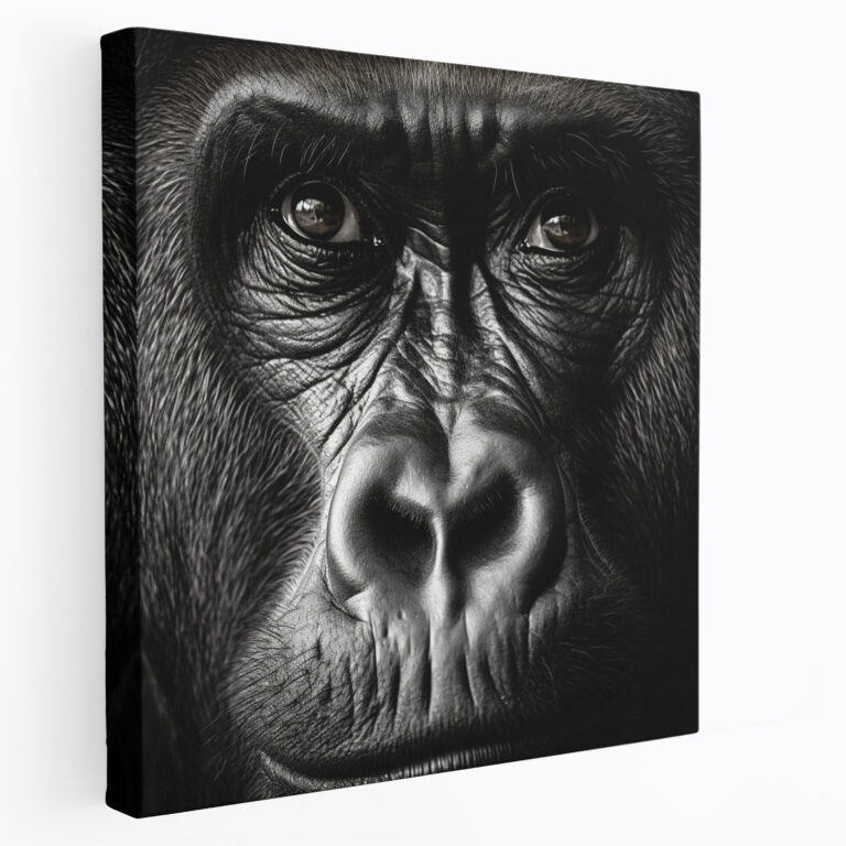 Gorilla Wanddekoration - Weisheit und Stärke