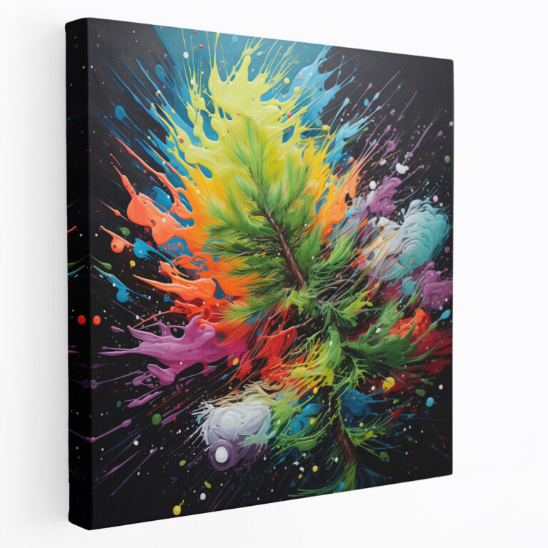Leinwandbild Grünkiefer - Natur Wandkunst aus Leinwand Grünkiefer