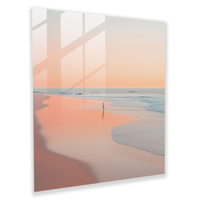 Glasbild Horizonte der Ruhe