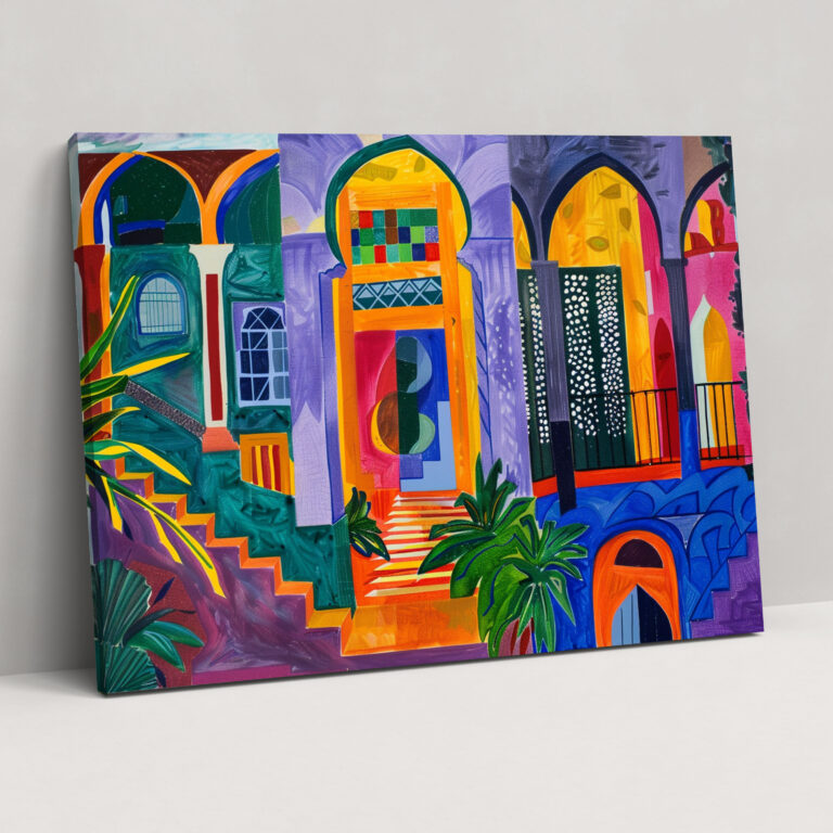 Henri Matisse Wanddekoration - Architektonisches Leinwandbild - Home-Dekoration Henri Matisse Leinwandkunst