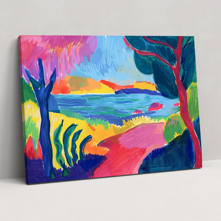 Henri Matisse Landschaft Leinwandbild - Henri Matisse Wohnkultur Wandkunst Leinwandbild