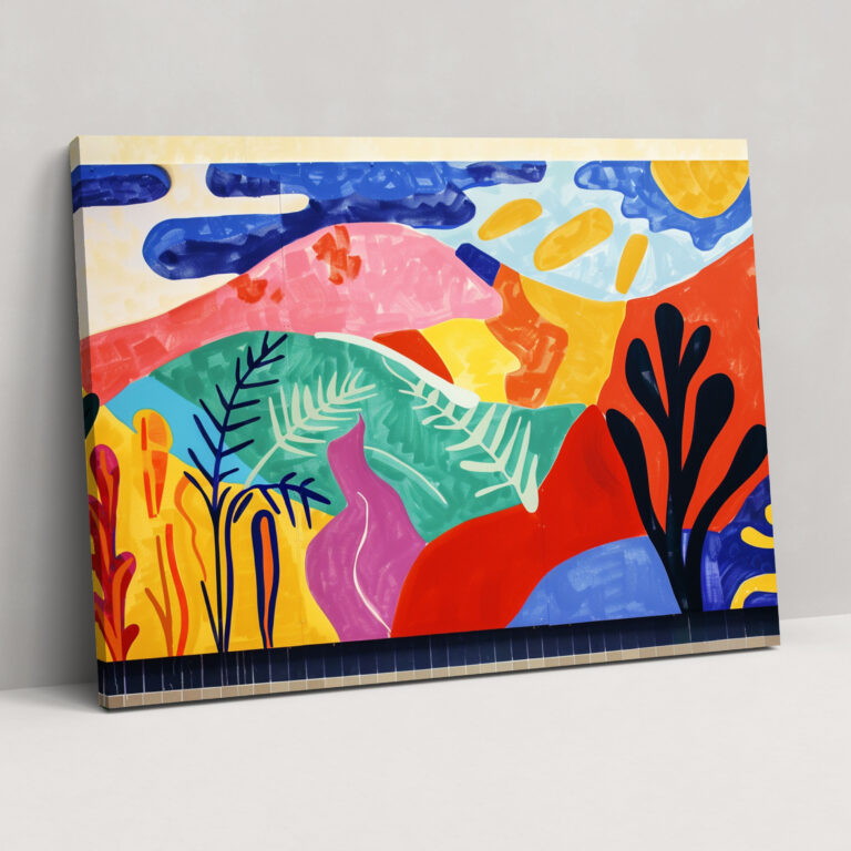 Geometrische Henri Matisse Wanddekoration - Henri Matisse Leinwandbild Geometrisch