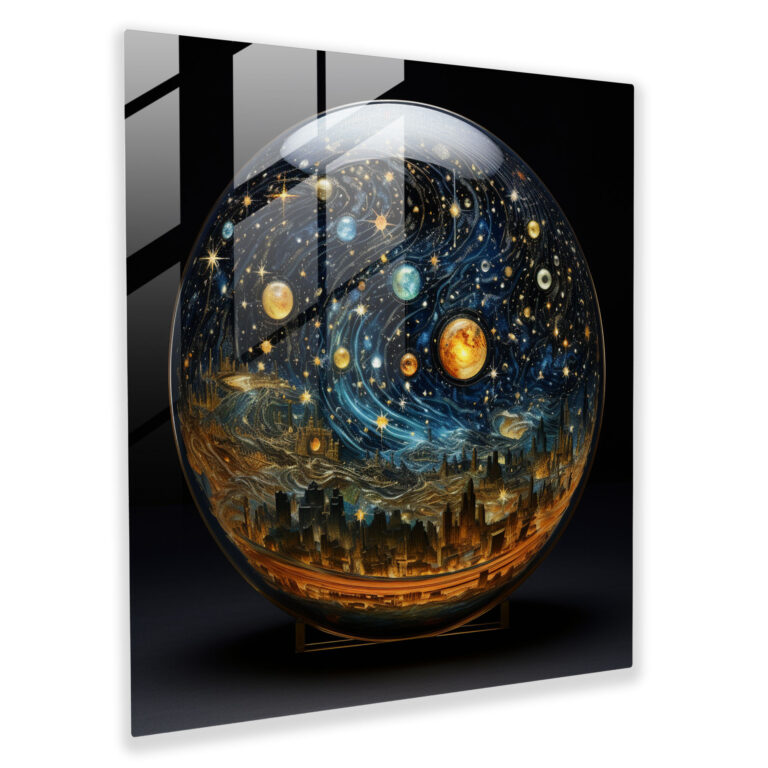 Göttliche Heilige Quran Glasbild - Heiliger Quran Wanddekoration Glaswandkunst Glasbild