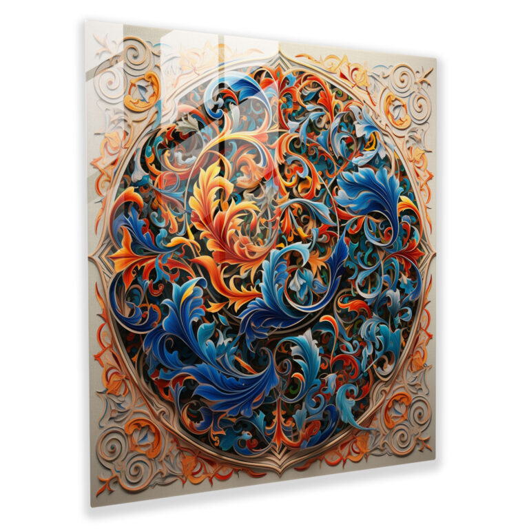 Glasbild des Heiligen Koran - Moderne Kunst Wandkunst aus Glas