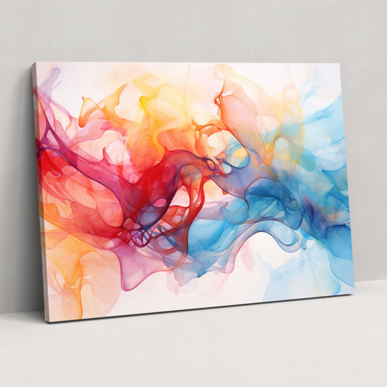 Hypnose Wandkunst - Leinwand Dekoration für Zuhause Wirbelnde Formen