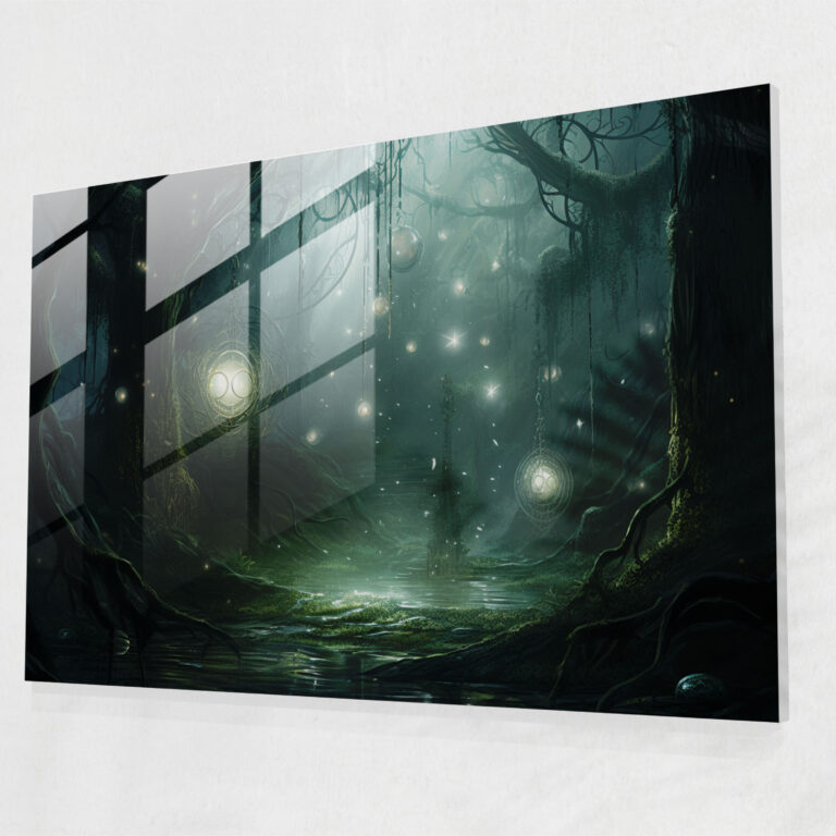 Glasbild Esoterik - Illuminaten Glasbild Esoterik Antike Symbole
