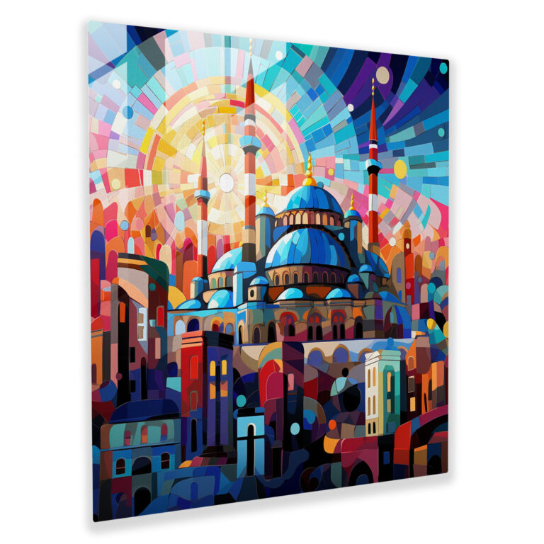 Glasbild Kulturelle Fusion