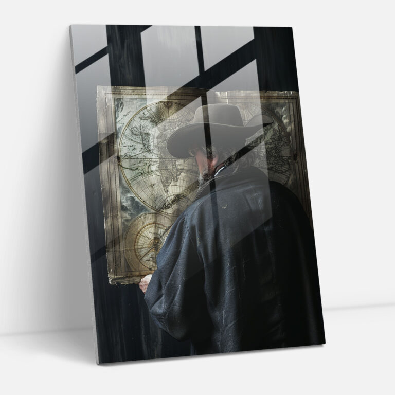 Glasbild Johannes Vermeer - Wanddekoration Glaswandkunst Moderne Kunst