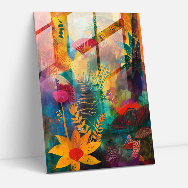 Frida Kahlo Stil Wohnkultur - Frida Kahlo Kunstwerke Wanddekoration Glasbild-Kunst