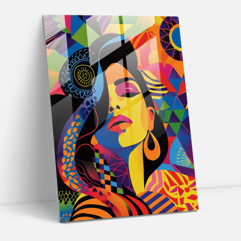 Frida Kahlo Stil Glasbild - Frida Kahlo Werke Glasbild Wohnkultur Frida Kahlo Stil