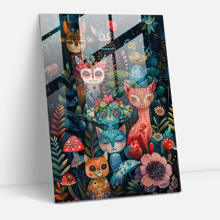 Frida Kahlo Glasbild - Frida Kahlo Kunstwerke Frida Kahlo Stil Glas Wandkunst Glas Kunst