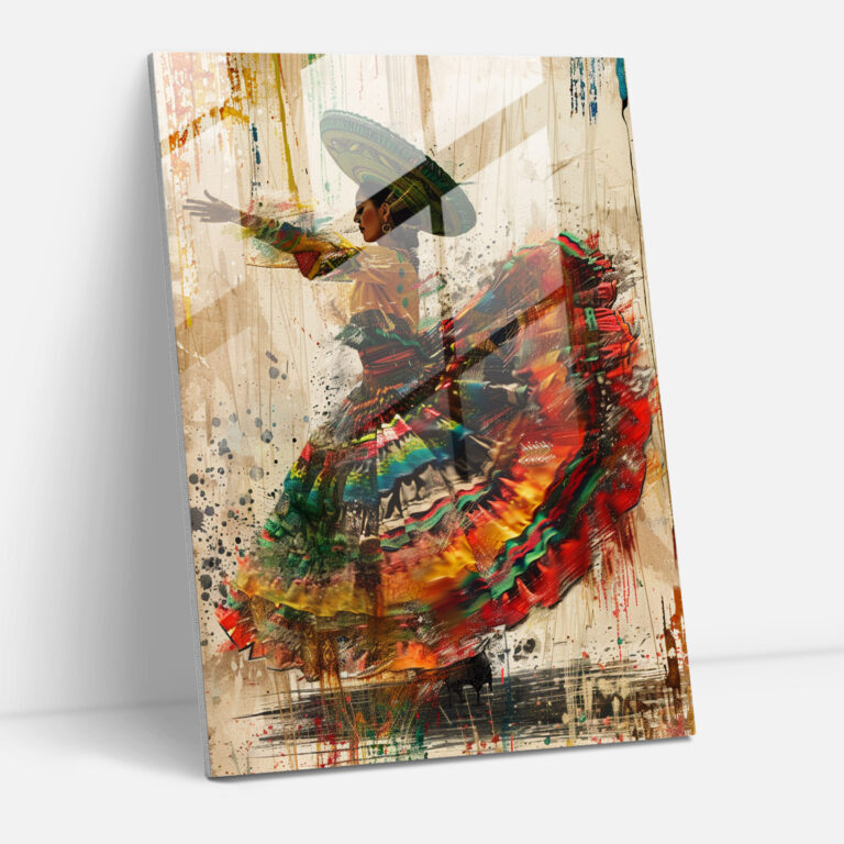 Frida Kahlo Stil Glasbild - Frida Kahlo Werke Glasbild Wohnkultur