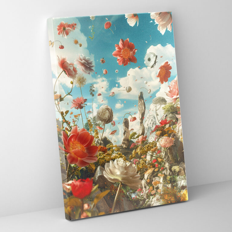 Frida Kahlo Stil Leinwandbild - Wandkunst auf Leinwand Frida Kahlo Stil Wanddekoration