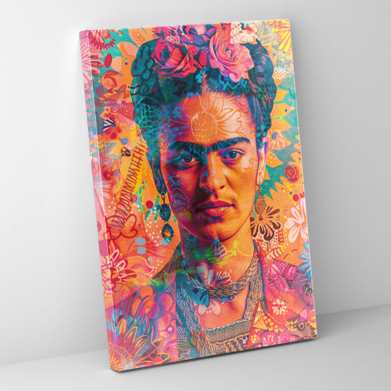 Frida Kahlo Stil Wandkunst - Leinwandbild Frida Kahlo