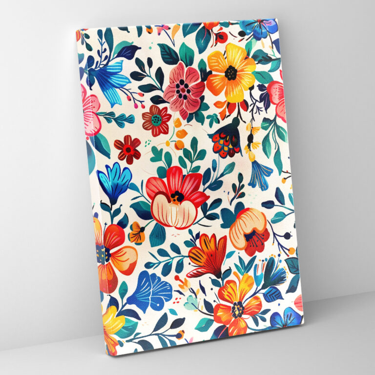 Leinwandbild im Stil von Frida Kahlo - Frida Kahlo Frida Kahlo Stil Wandkunst Wohnkultur