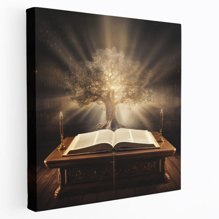 Leinwandbild Gesetzbuch - Recht Justiz Wandkunst