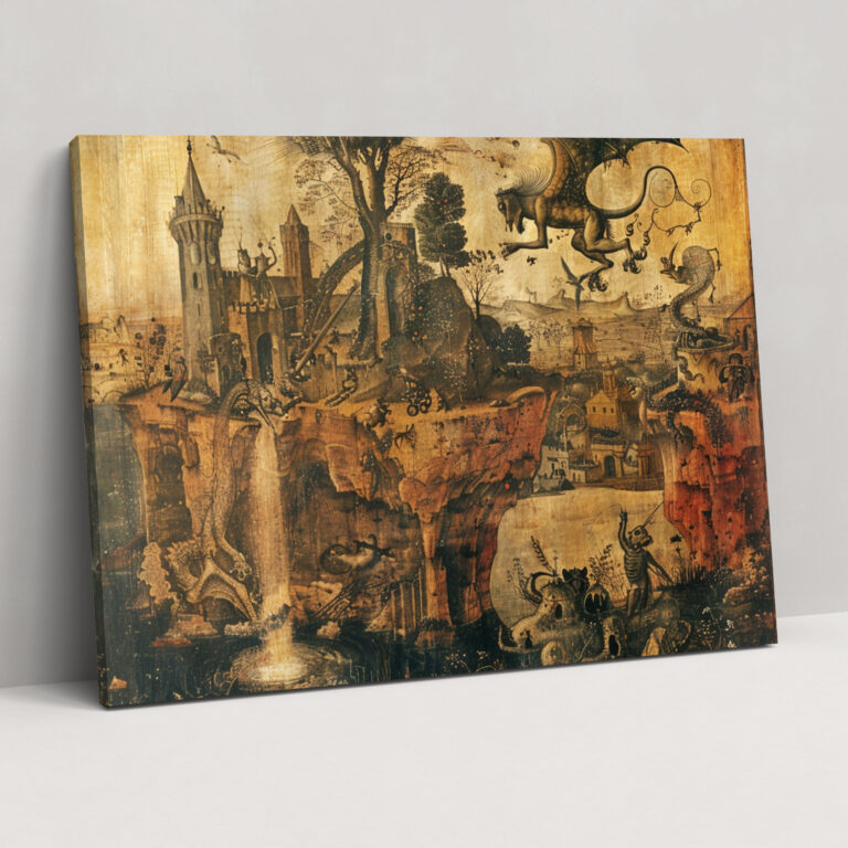 Leonardo Da Vinci Wanddekoration - Wandkunst auf Leinwand