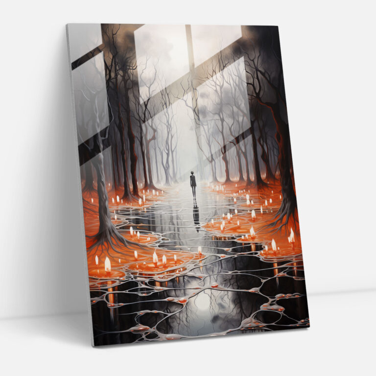 Los Muertos Wanddeko - Leinwandbild Glasbild Serenity