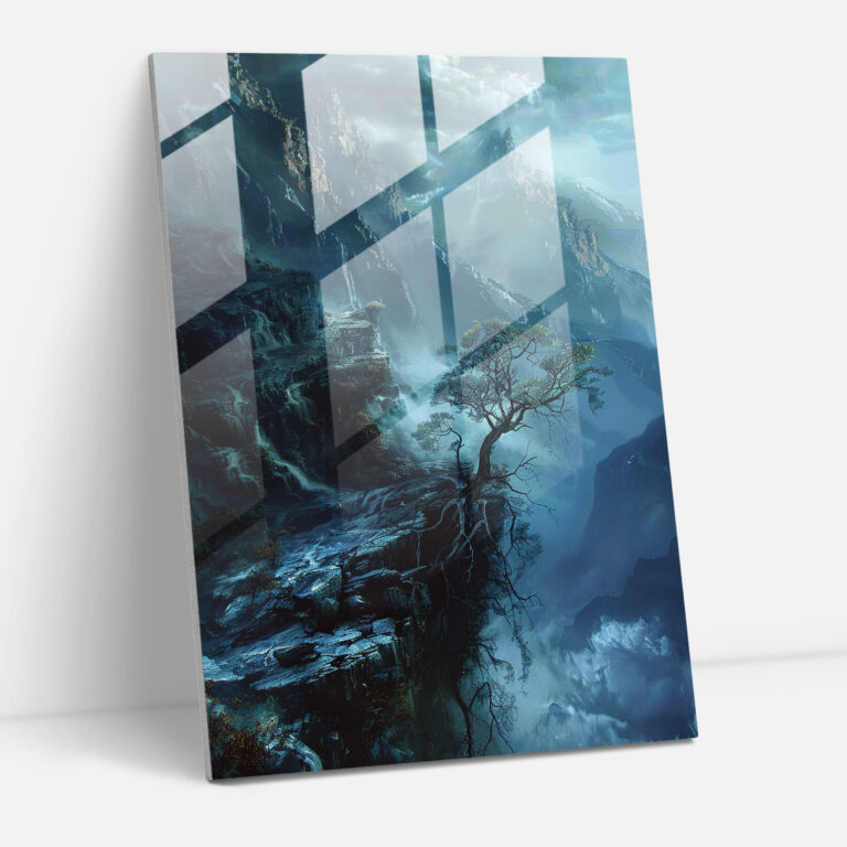Glasbild Traumhafte Landschaften - Mannerismus Zuhause Dekoration