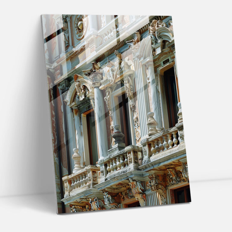 Mannerism Glaswandkunst - Architektonische Details - Raffiniertes Glaswandbild - Architektonische Details