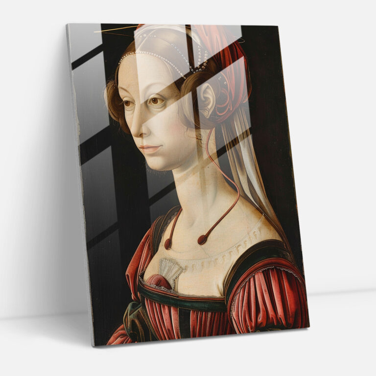 Leinwandbild Elegante Edle Damen Manierismus - Manierismus Wohndeko Elegant Sophisticated