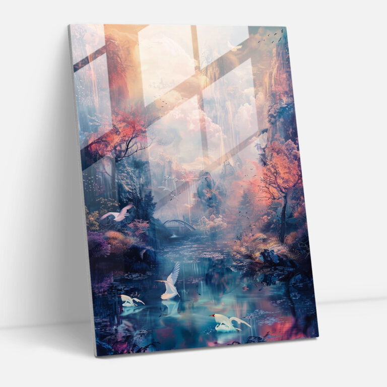 Traumhafter Glasbild-Mannerismus für die Wand - Mannerismus Wohnkultur Glasbild Wanddekoration