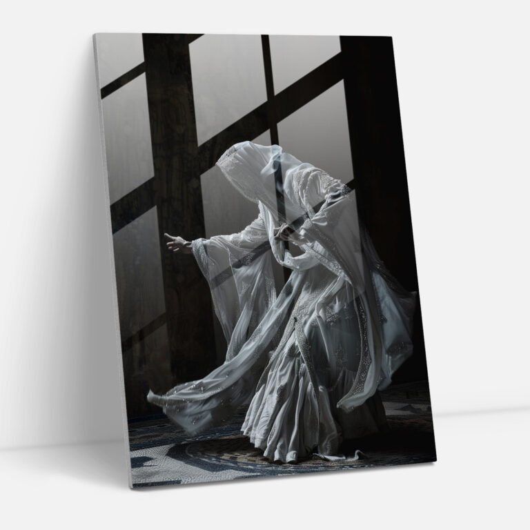 Mannerism Glasbild: Raffinierte Eleganz - Moderner Kunststil