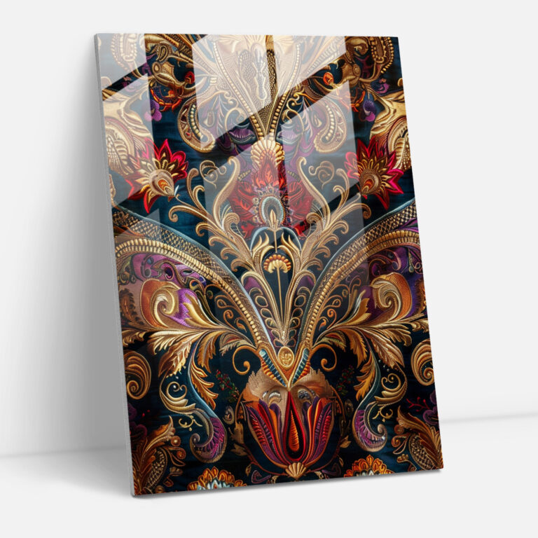 Mannerism Home Decoration: Opulente Schönheit - Mannerismus Glasbild Glas Kunst Wohnkultur