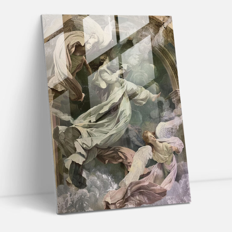 Mannerism Glas Kunst: Traumhafte Eleganz - Mannerismus Moderne Kunst Traumhaft Glasbild
